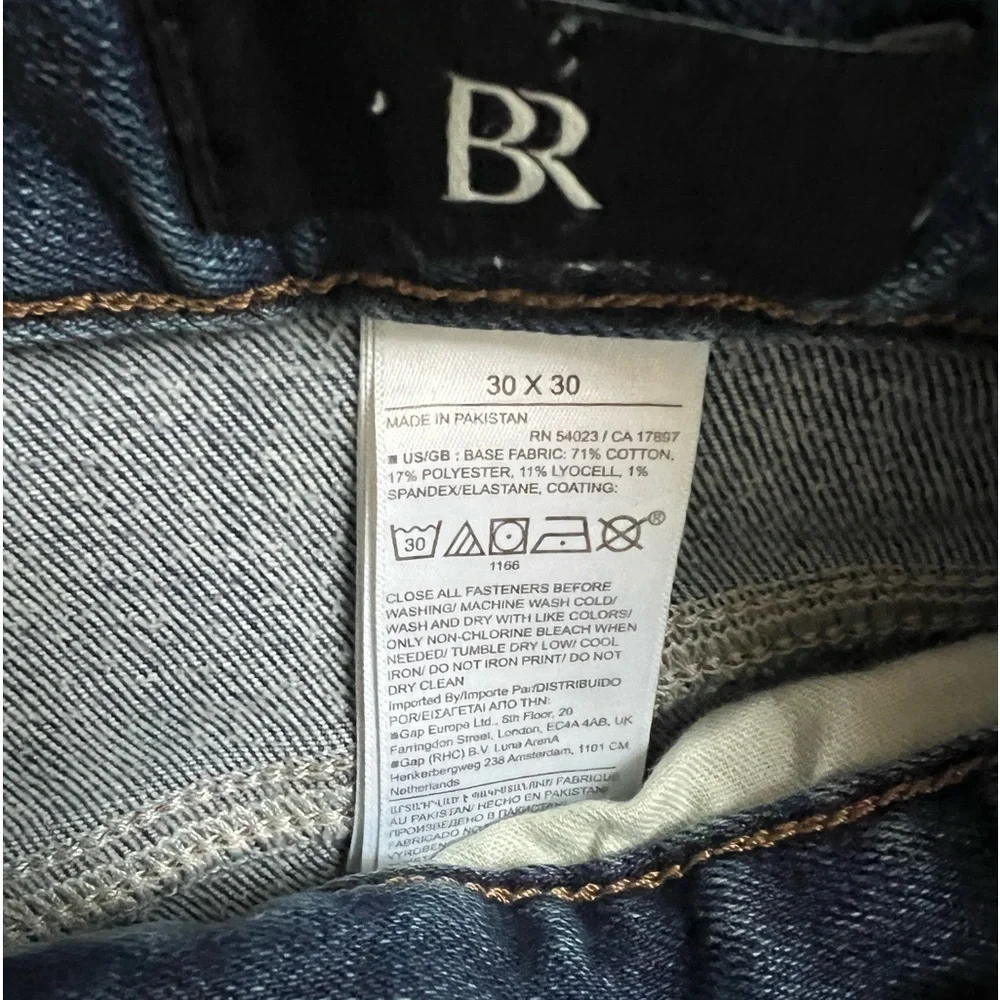 Banana Republic Men’s Traveler Denim straight leg jeans, 30x30 NEW w/tags